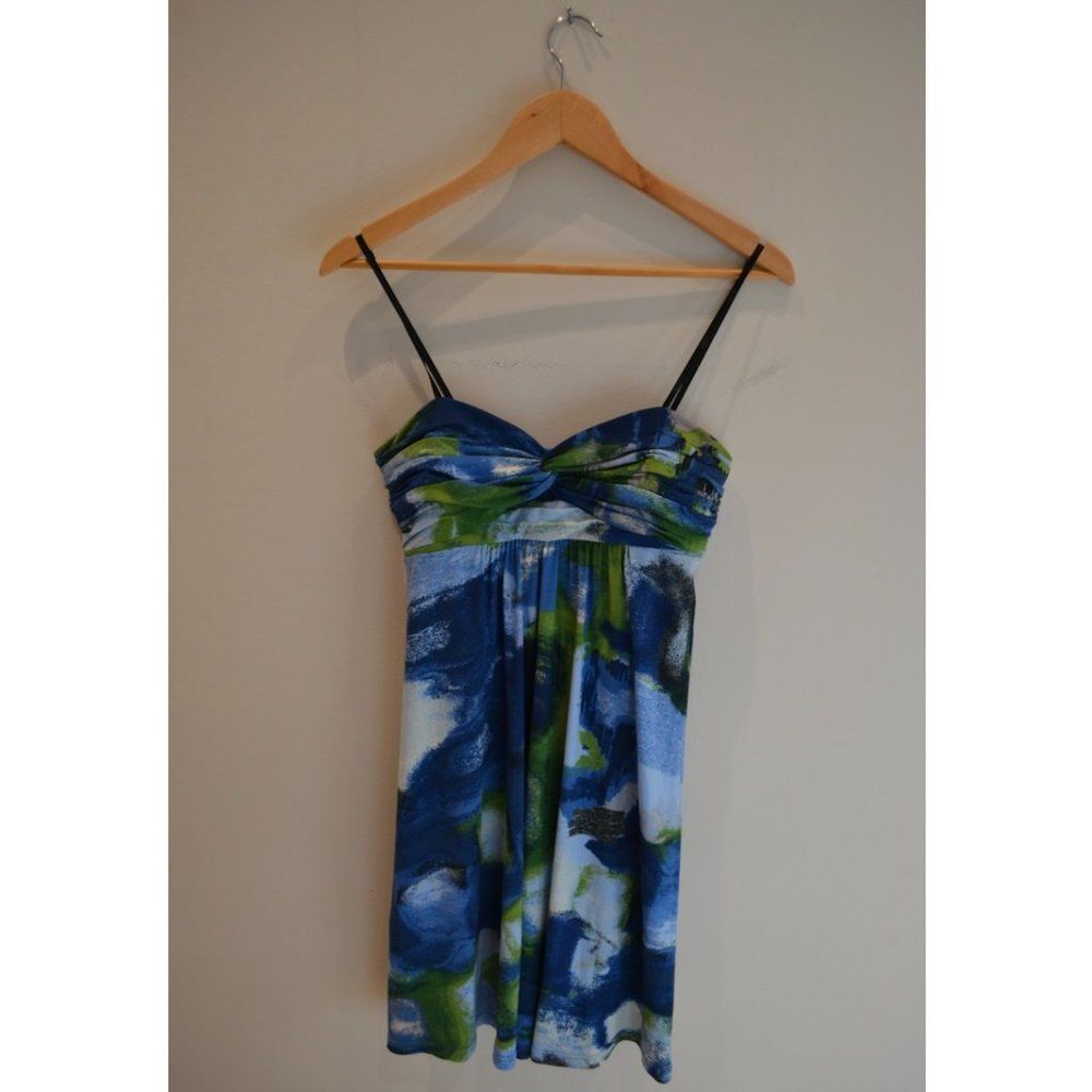 Laundry by Shelli Segal Blue Green Prom Dress Size 6